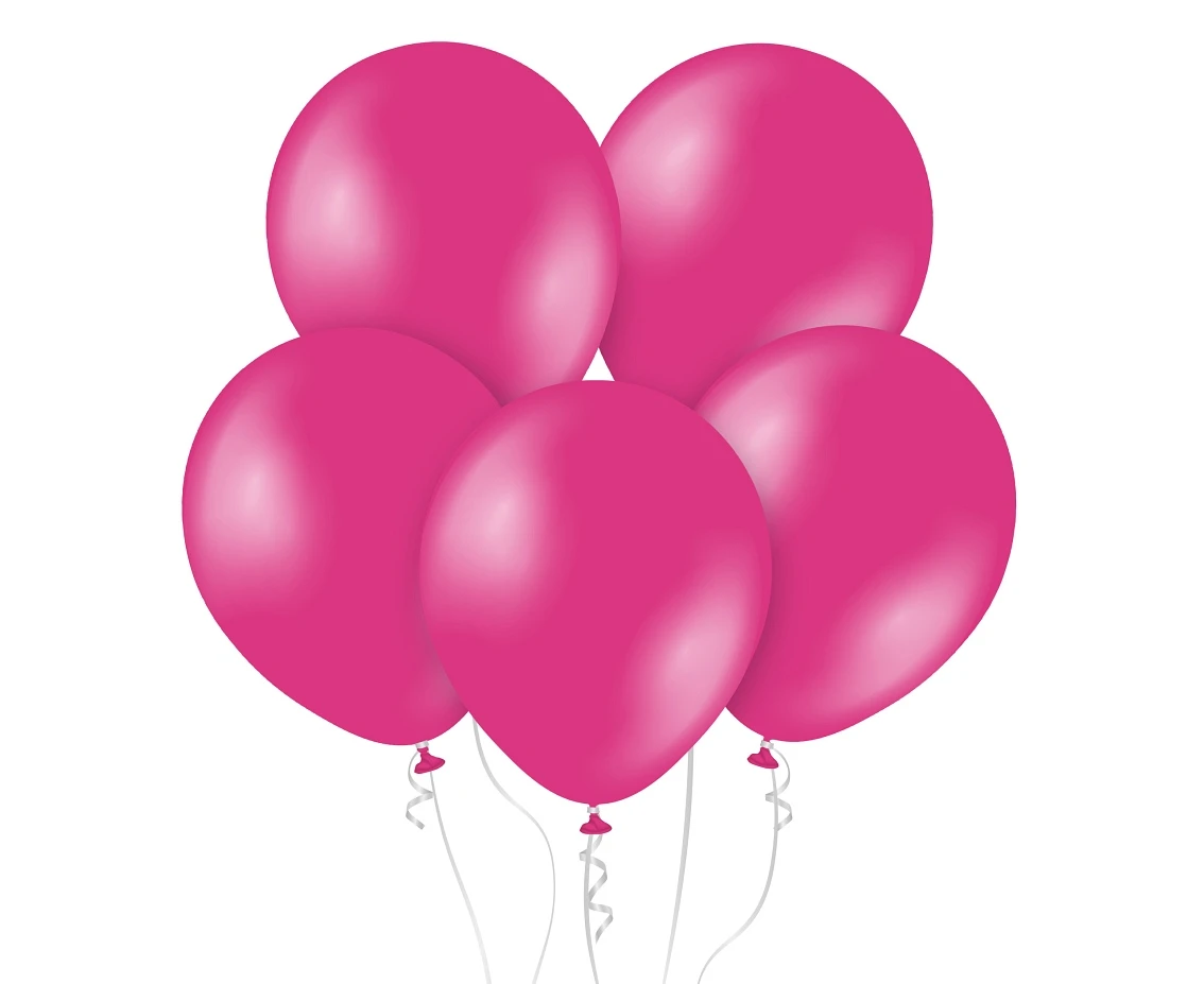 Kalisan Balloons 11", Metallic Fuchsia, 50 psc.